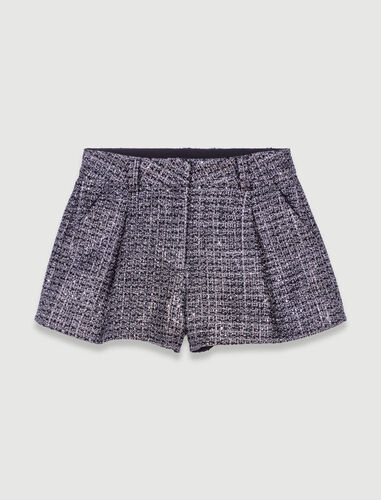 Tweed shorts : Skirts & Shorts color Silver