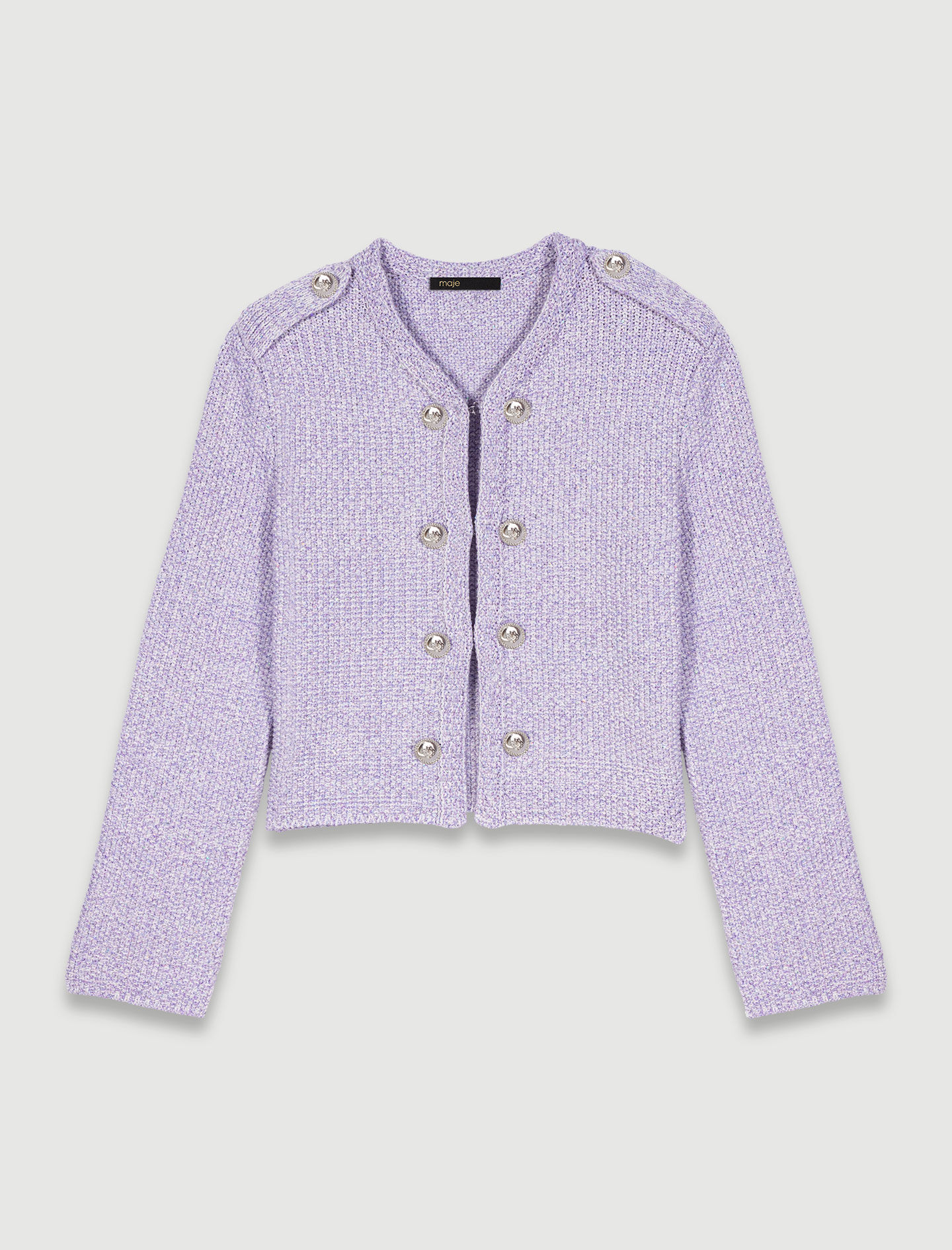Alessandra rich purple discount cardigan
