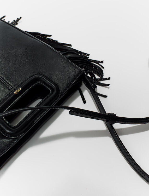 M bag with fringing decorated with studs - All Gift Ideas - MAJE