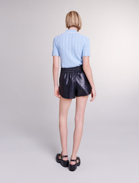 Leather shorts - Skirts & Shorts - MAJE