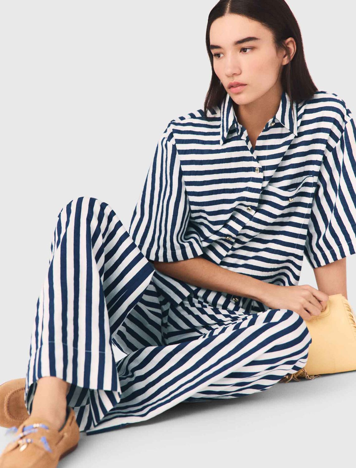 maje : Shirts 顏色 多色/