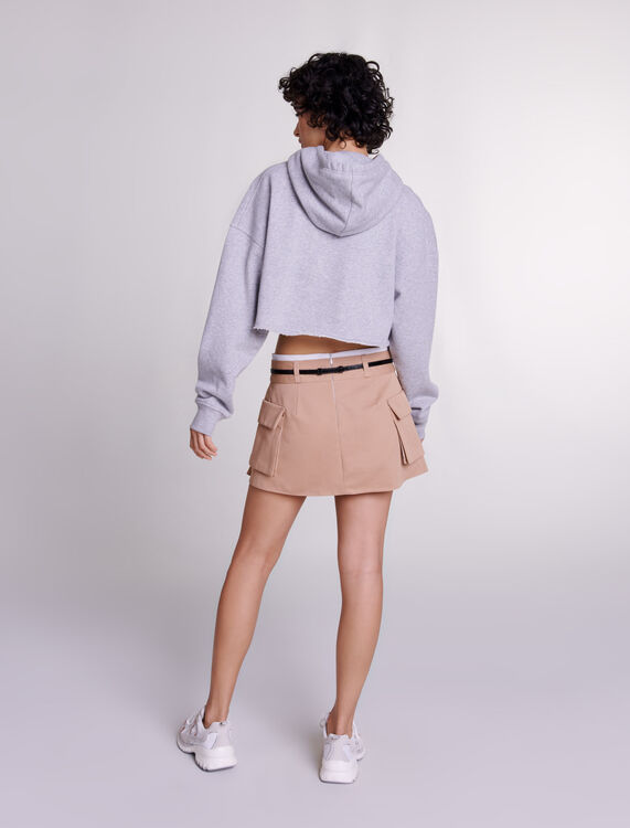 Saint Honoré cropped sweater - Sweaters & Cardigans - MAJE