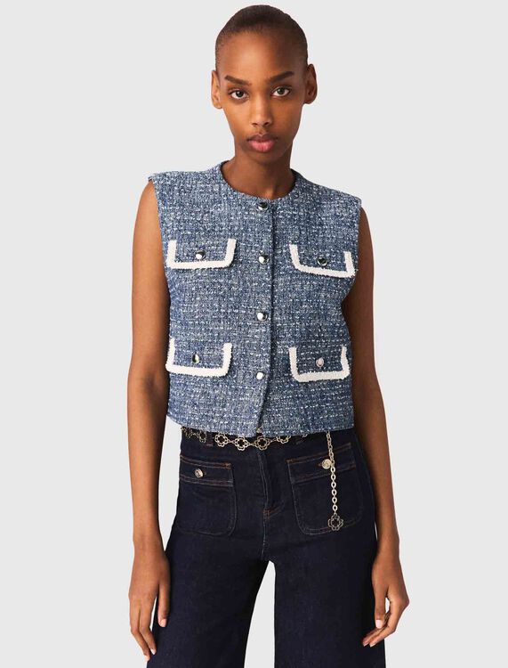 Tweed jacket - Tops - MAJE