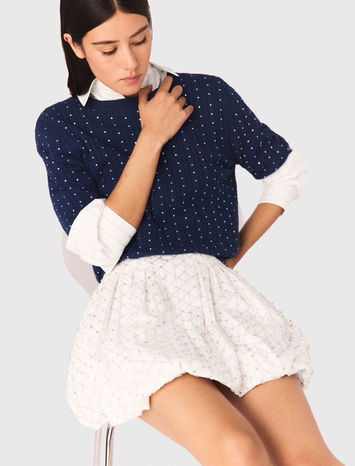 maje : Skirts & Shorts 顏色 白色/WHITE