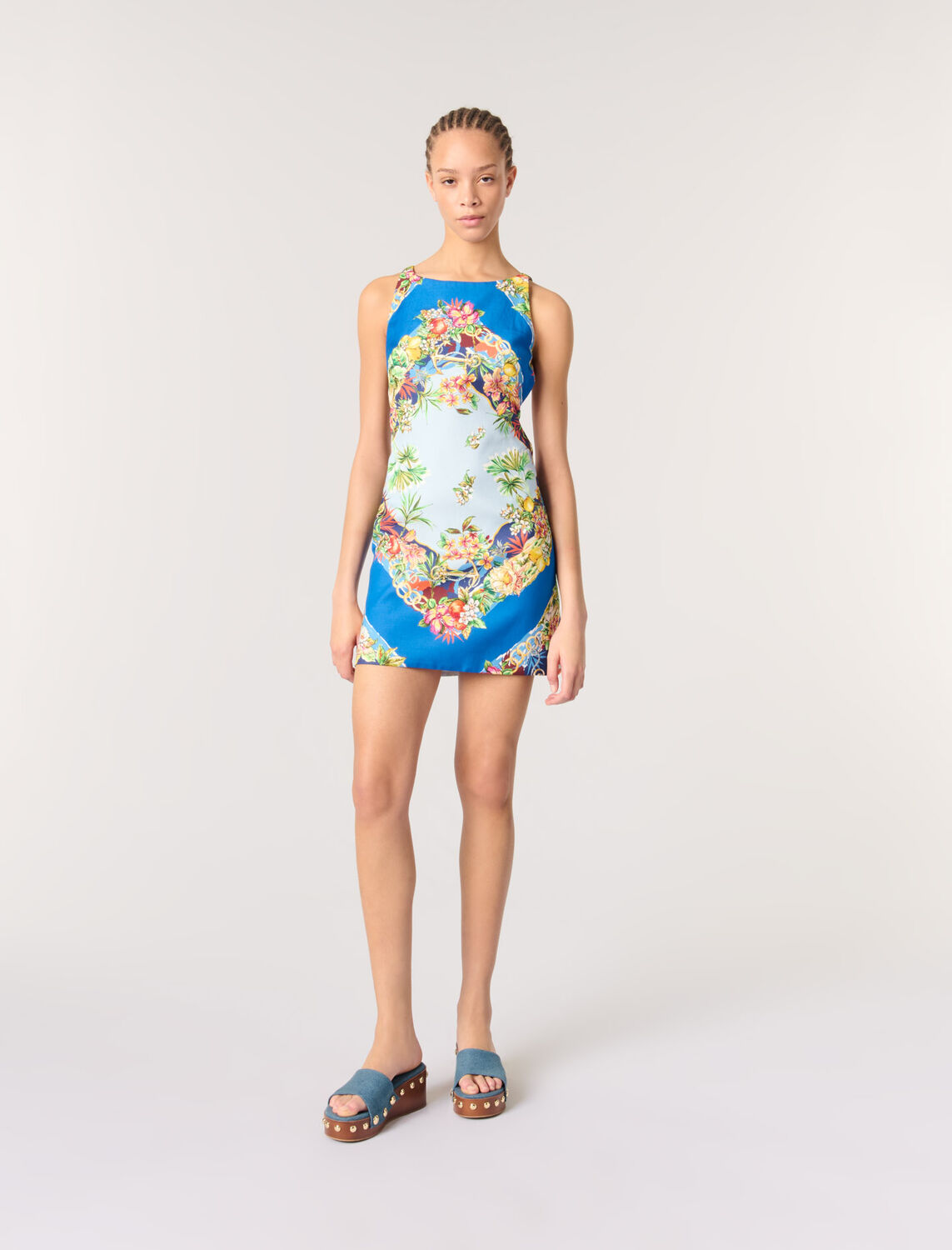 Patterned shift dress - Dresses - MAJE
