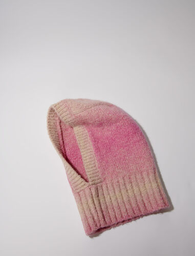 Knit balaclava : Other accessories color Pink