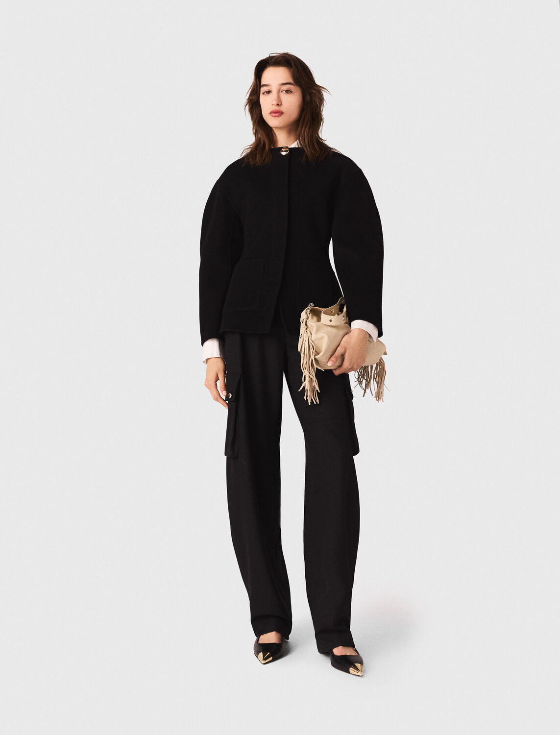 Double-faced coat - Blazers & Jackets - MAJE
