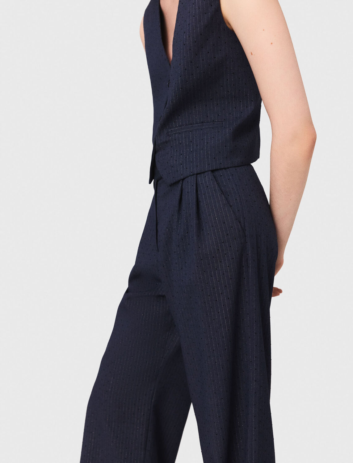 maje : Trousers & Jeans 顏色 蓝色/BLUE