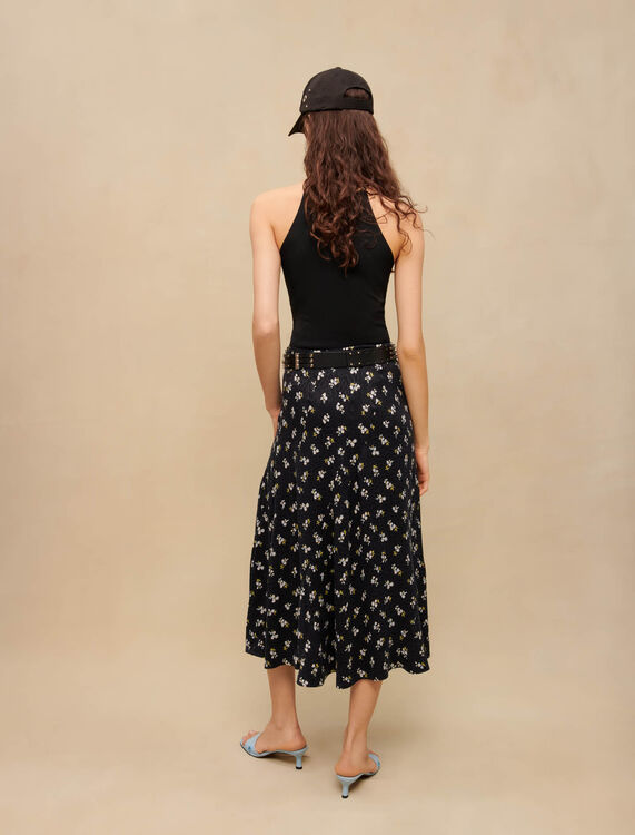 Black halter neck top - Sweaters & Cardigans - MAJE