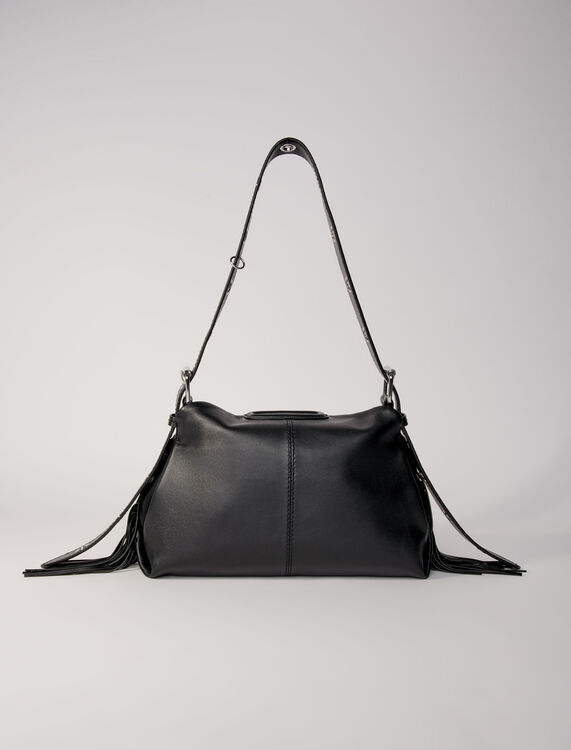 Smooth leather Miss M bag -  - MAJE