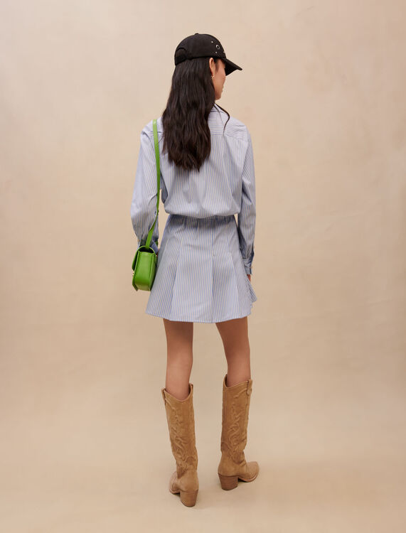 Striped shirt dress - 30% Off - MAJE