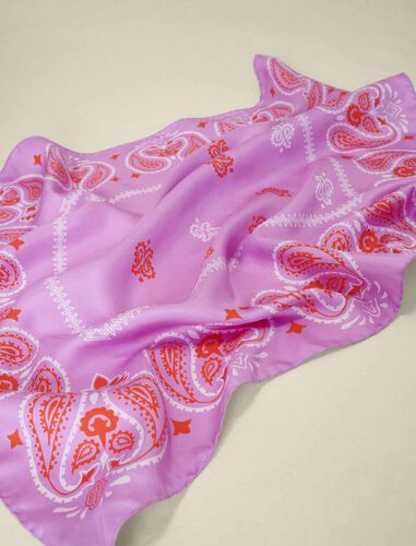 Paisley print bandana : Scarves and shawls color Pink bandana