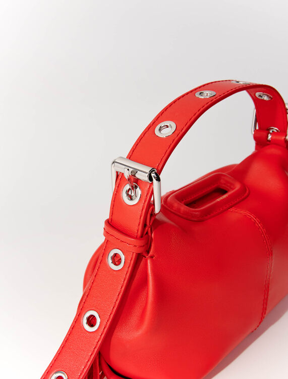 Smooth leather mini Miss M bag - M Bag - MAJE