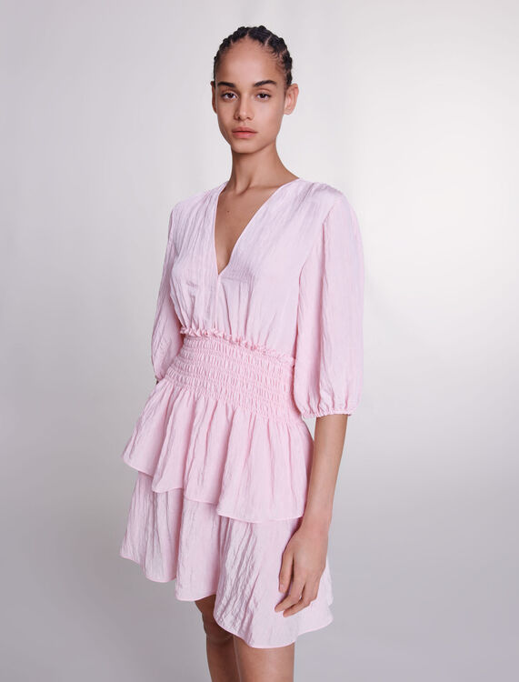 Short ruffled dress - Dresses - MAJE