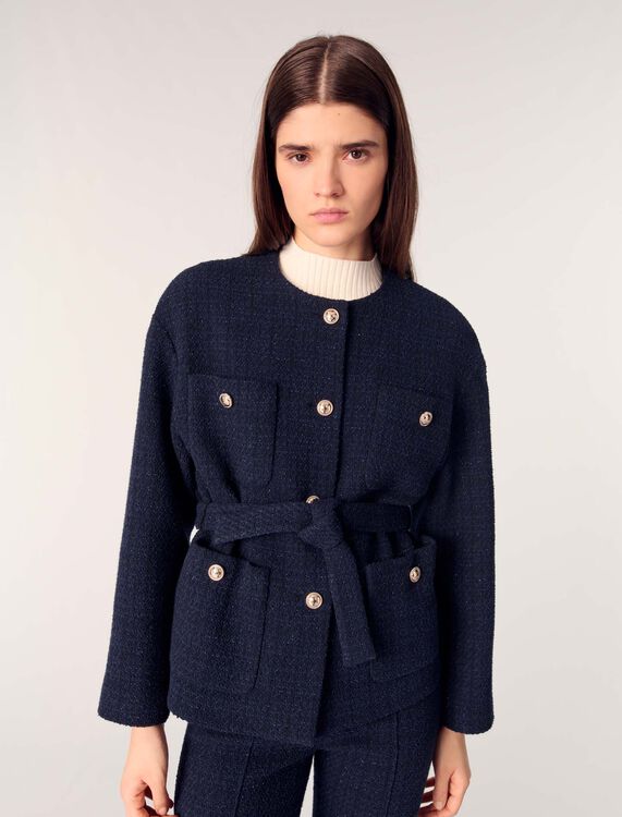4-pocket tweed jacket - Blazers & Jackets - MAJE