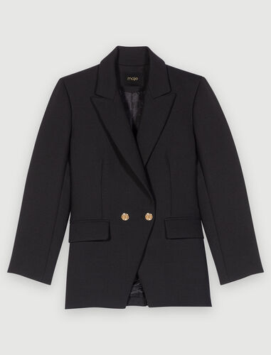 Black tailored blazer : Blazers color Black