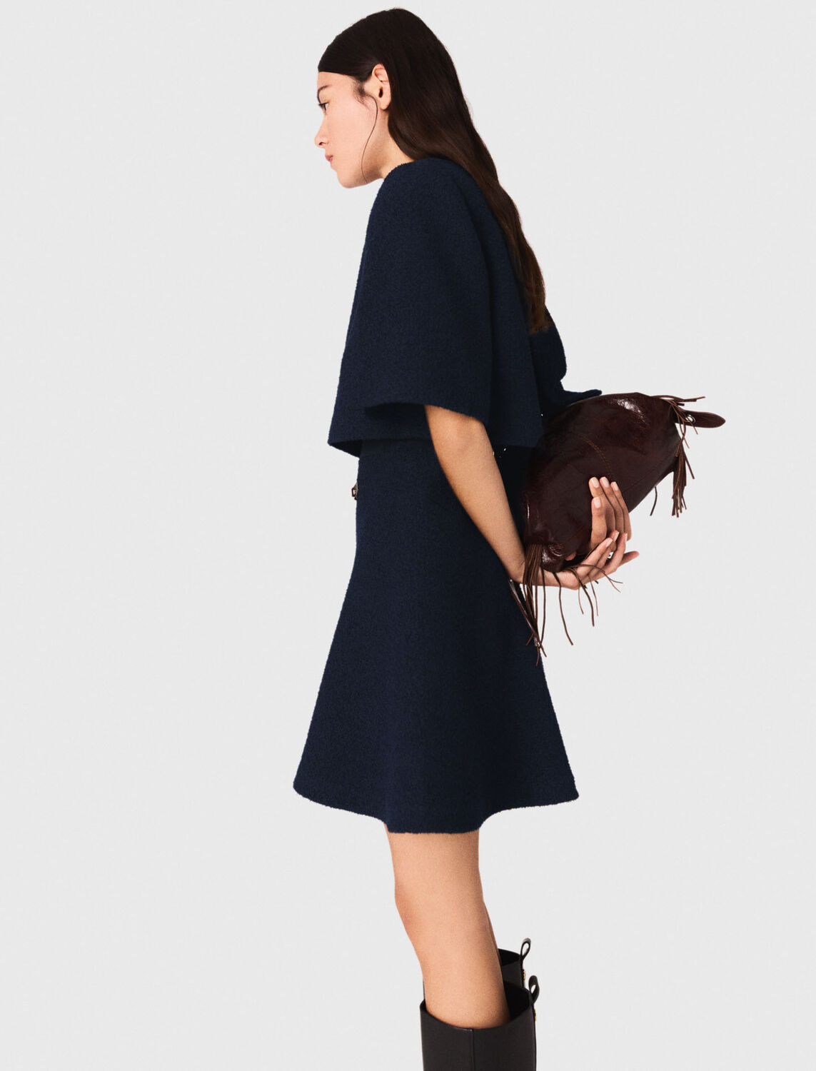 2-in-1 tweed dress - Dresses - MAJE