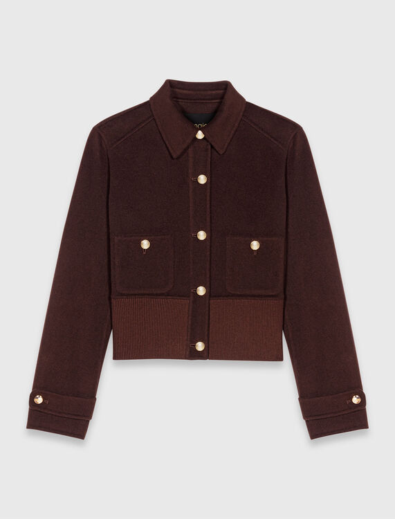 Short reversible coat - Blazers & Jackets - MAJE