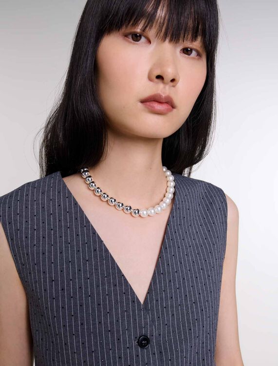 Rhinestone jacket - null - MAJE