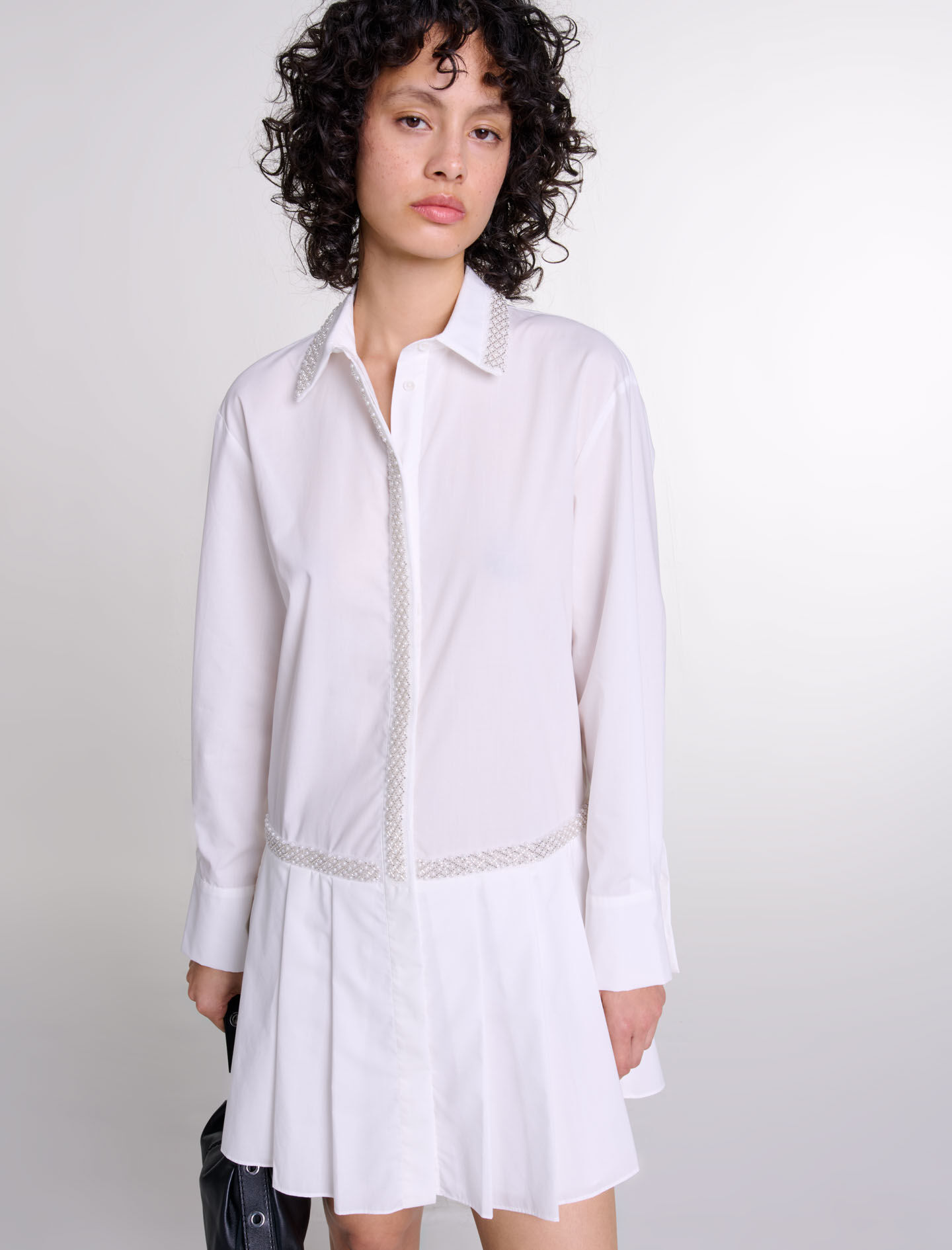 Beaded shirt dress shop