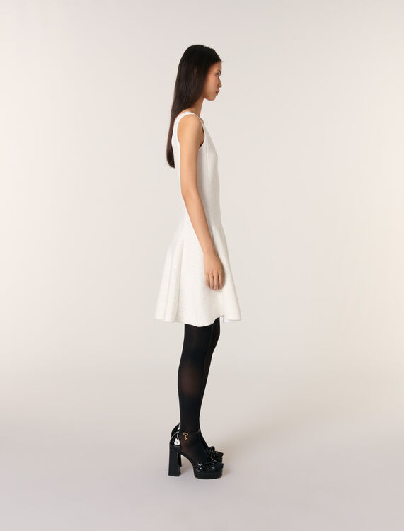 Sequin knit short dress - Dresses - MAJE