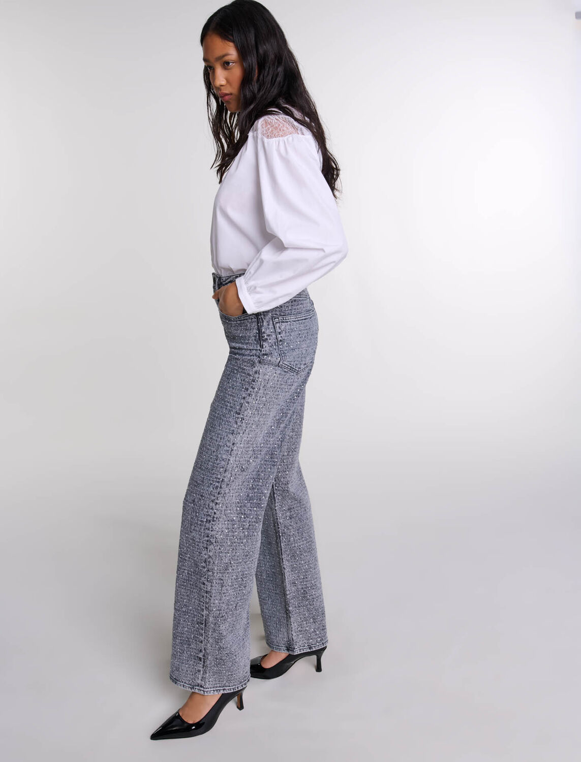 maje : Trousers & Jeans 顏色 