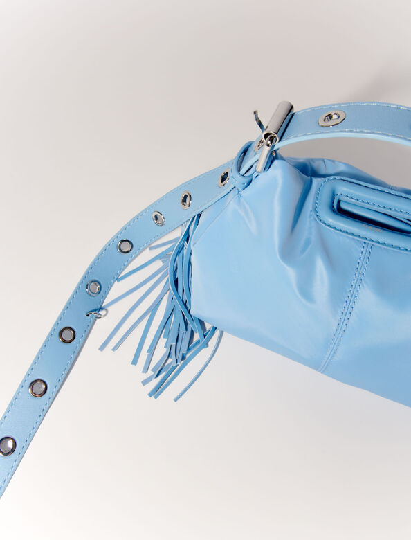 Soft mini Miss M bag : Accessories color Blue