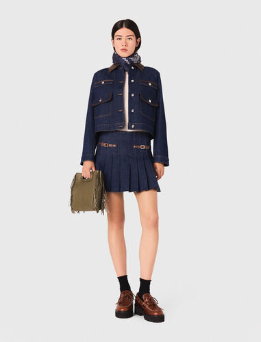 maje : Skirts & Shorts 顏色 深蓝色/NAVY
