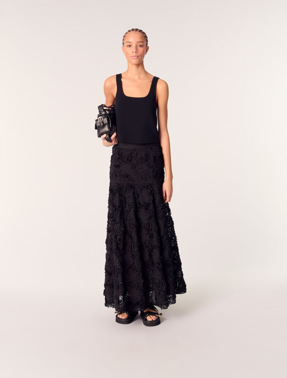 Maje : Skirts & Shorts 顏色 黑色/BLACK