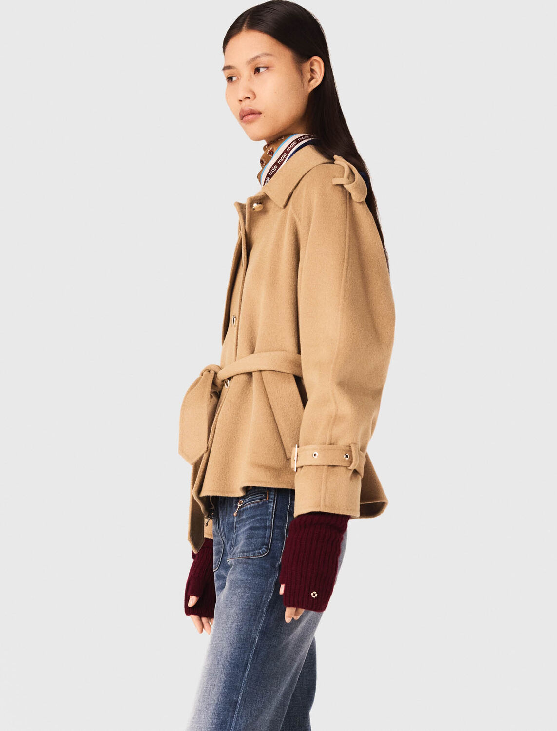Double-faced coat - Coats - MAJE