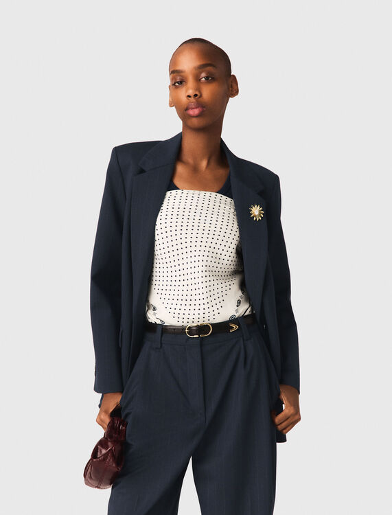 Striped suit jacket - Blazers & Jackets - MAJE