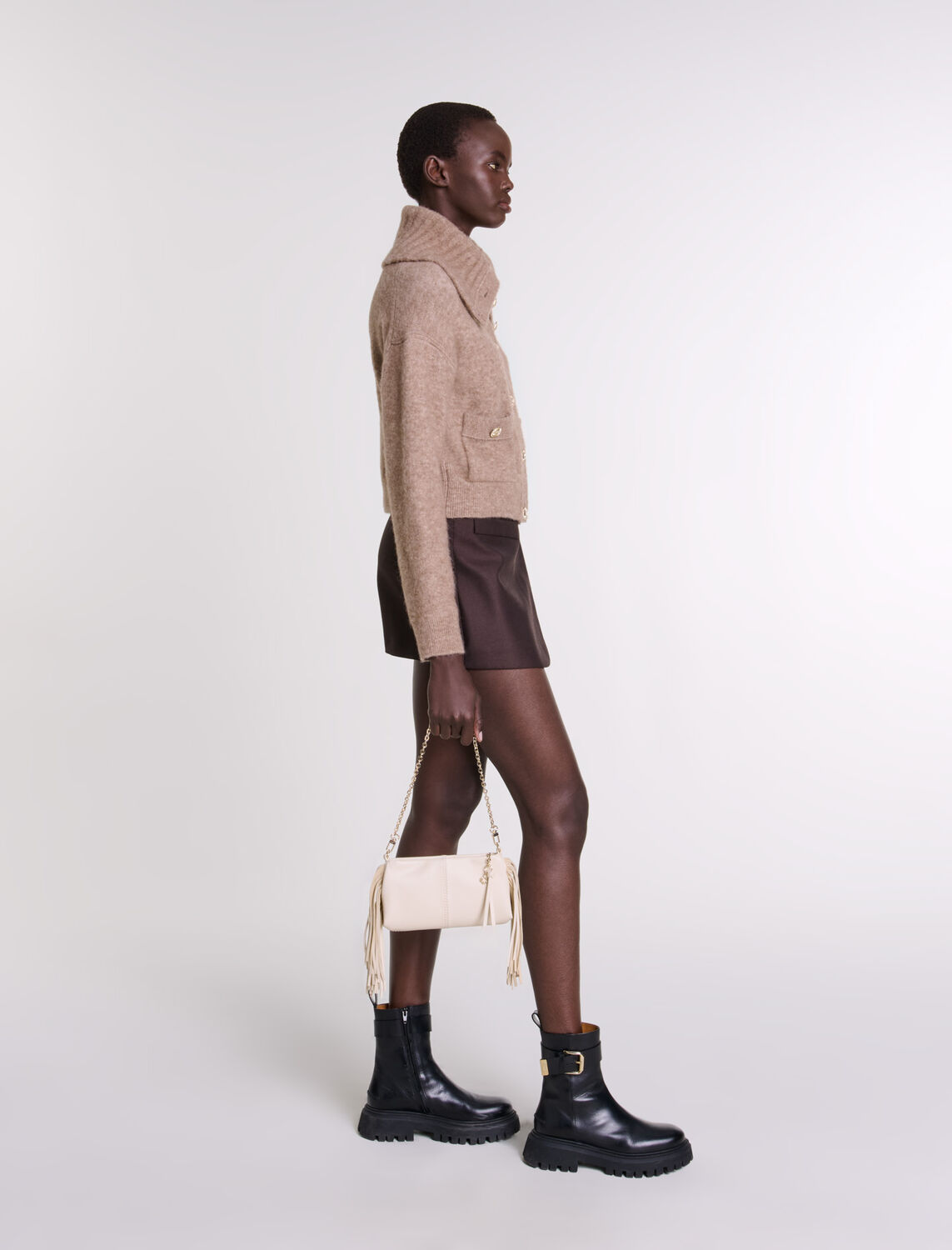 Wool-blend cardigan - Fall-Winter Collection - MAJE