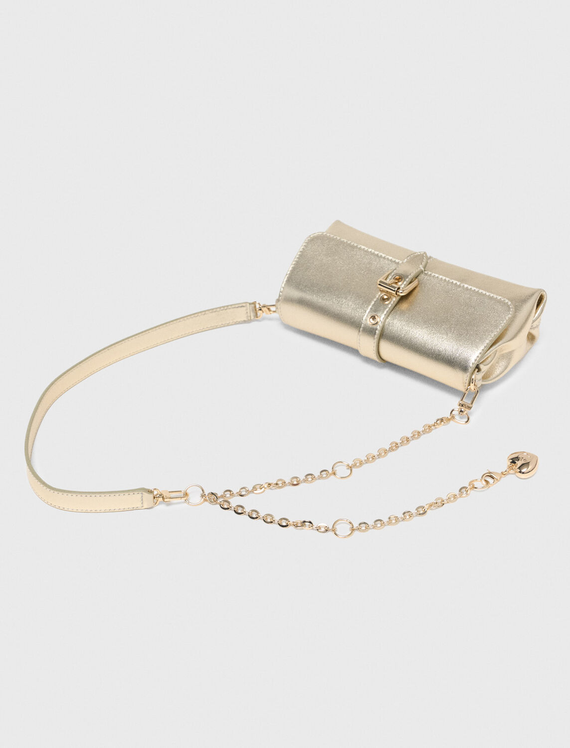 Metallic Miss M walk : Small leather goods color Light gold