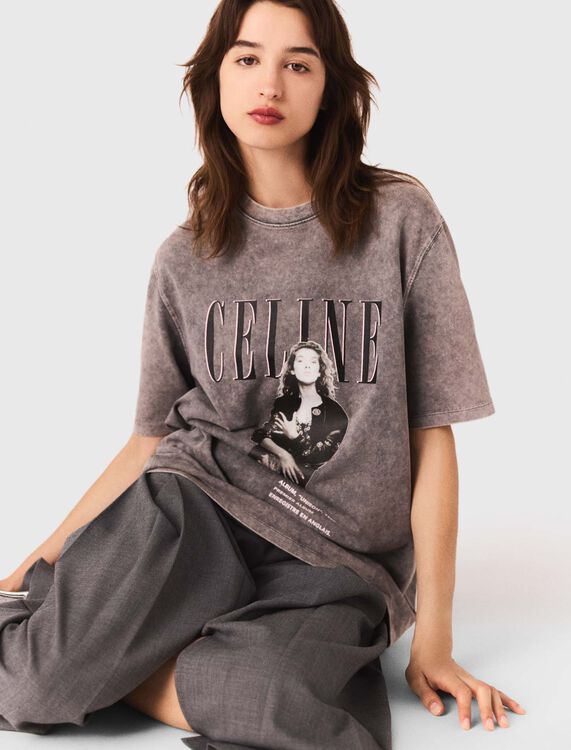 Celine Dion T-shirt - T-Shirts - MAJE