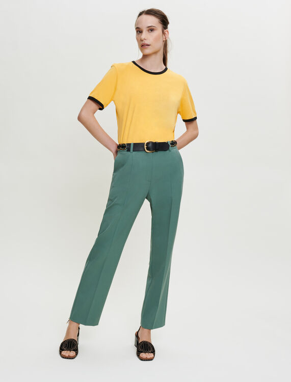 Straight-cut tailored trousers - Trousers & Jeans - MAJE