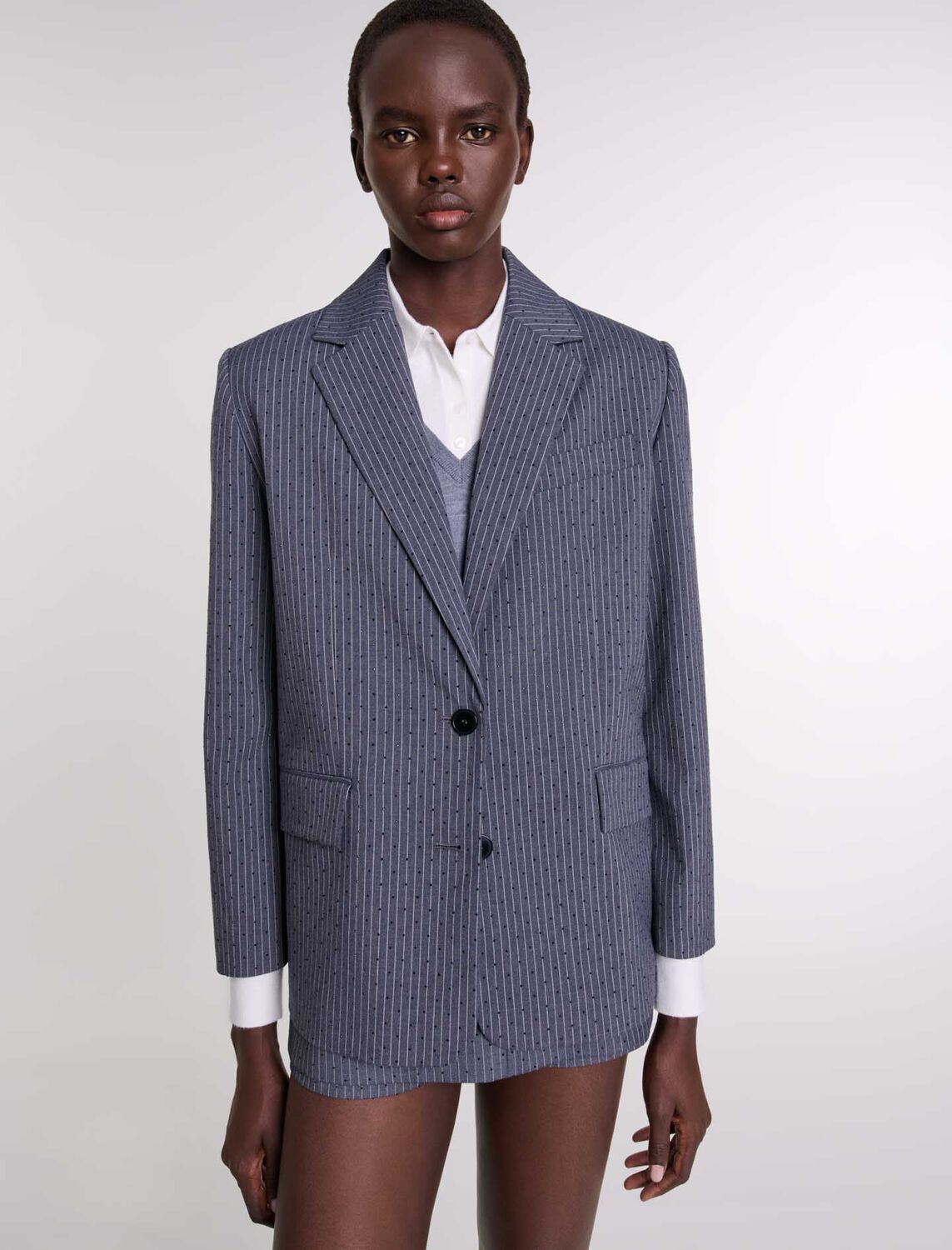 Rhinestone suit jacket : Fall-Winter Collection color 