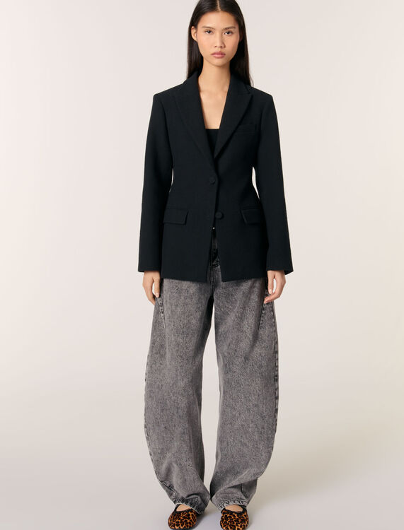 Slim-fit suit jacket - Blazers & Jackets - MAJE