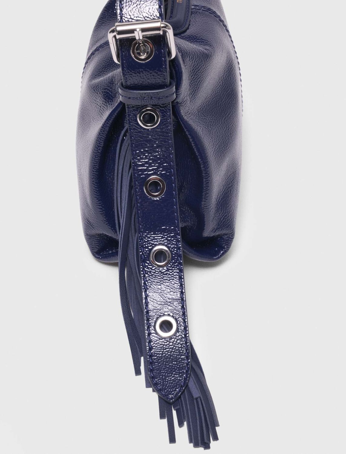 Naplak leather Miss M Mini bag : M Bag color Navy