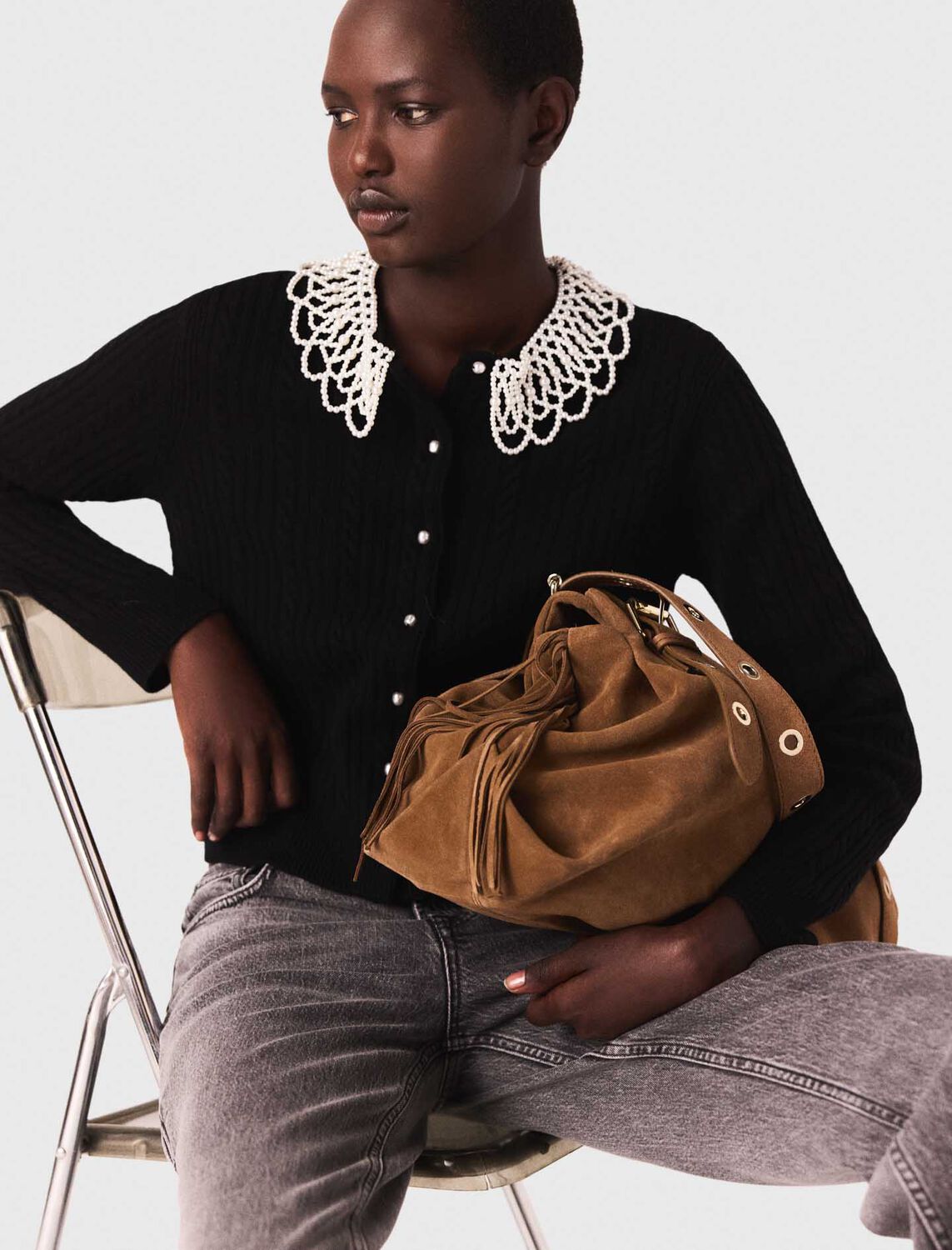 maje : Sweaters & Cardigans color Black