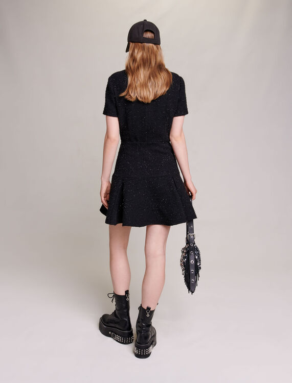 Short tweed dress - Dresses - MAJE