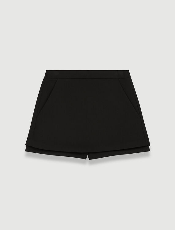 Crêpé falda court - Skirts & Shorts - MAJE