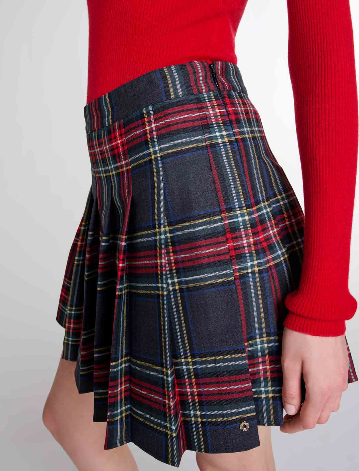 Short tartan skirts cheap