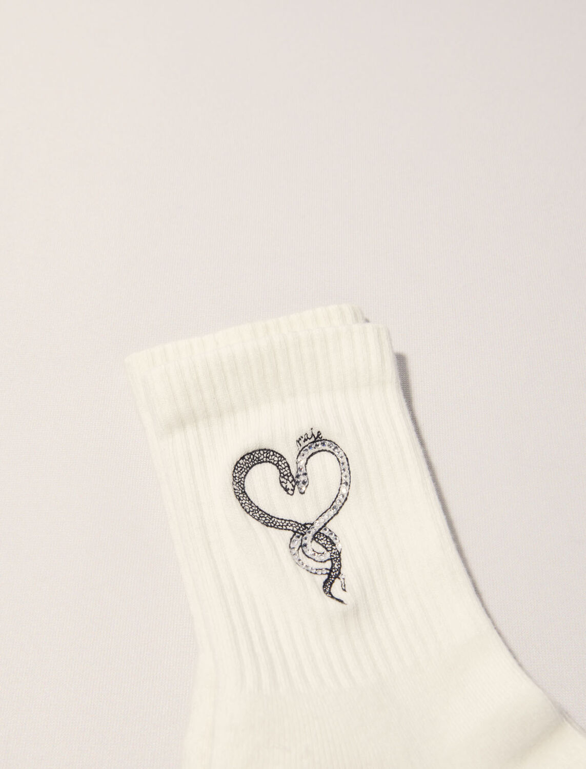 Rhinestone socks -  - MAJE