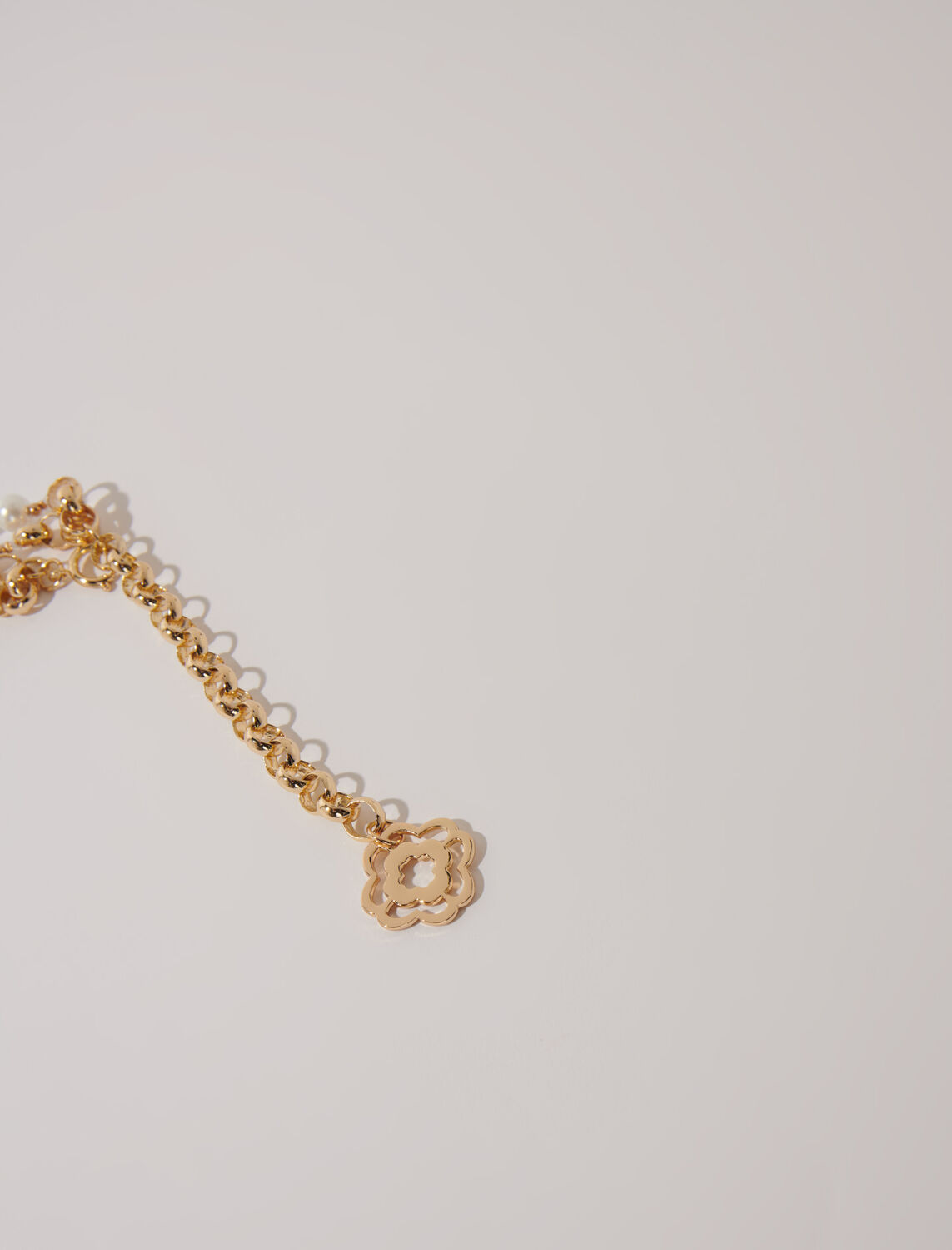 Mixed bead and metal belt - Qixi Collection - MAJE