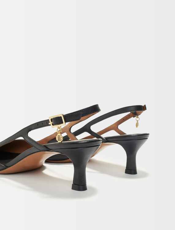 Pointed-toe pumps with straps - Sling-Back & Sandals - MAJE