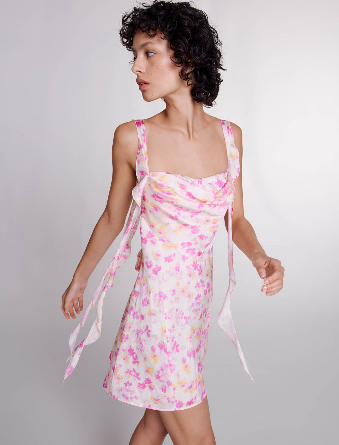 Short floral dress - Dresses - MAJE