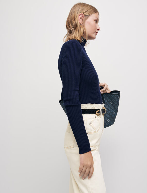 Roll-neck pullover - Cardigans & Sweaters - MAJE