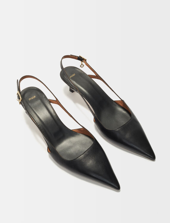 Pointed-toe pumps with straps - Sling-Back & Sandals - MAJE