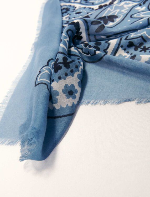 Bandana print shawl -  - MAJE