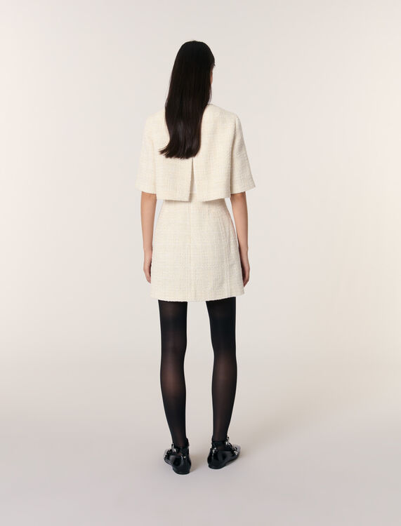 Tweed 2-in-1 short dress - Dresses - MAJE